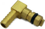 CO2 Brass Inlet Elbow Fitting