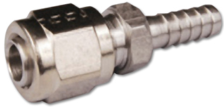 3/8" I.D. Hose to 3/8" Stainless Tube