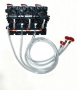 Three Pump Kit w/ CO2 Manifold Gray QCD BIB Connector